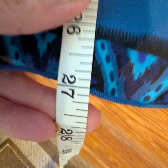 Express Blue High Neck Sleeveless Tank Top - Picture 11 of 12